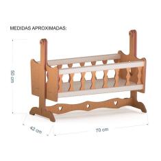 Berço Rocco Compatível Com Bebe Reborn B - Darama