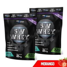 Kit 2X Whey Protein 5w Dark Insane 2Kg - Pro Effect - FN Forbis Nutrit