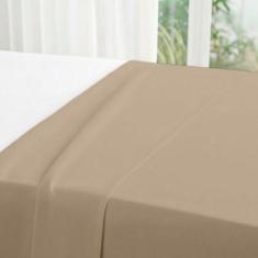 Lençol de Cima Queen c/ Bainha Percal 180 Fios - RAFALORO, CÁQUI