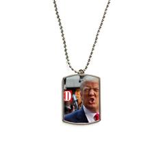 DIYthinker Colar com pingente de corrente de aço inoxidável com ótima imagem do presidente americano