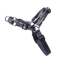 Peitoral Anti Puxão para Cachorros Camuflado Cinza