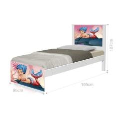 Cama Solteiro Sereia nas Pedras - Mais de Casa