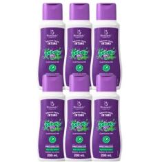 Kit 6 Sabonete Líquido Íntimo Bebelo Uva 200Ml - Bio Instinto