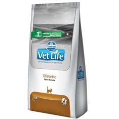 Ração Farmina Vet Life Diabetic para Gatos Adultos Diabéticos - 400 g