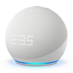 Echo Dot 5ª Geração Amazon, Com Alexa, Com Relógio, Smart Speaker, Dis