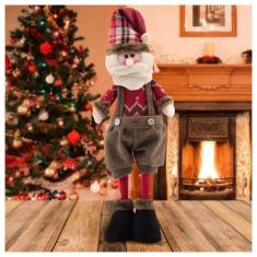Boneco De Natal Papai Noel Em Tecido 50cm