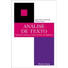 Analise De Texto: Metodo Geral E Aplicacoes No Dir