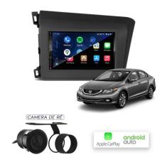 Multimídia MP10 CarPlay e Android Auto Civic 2012 até 2016 - First Opt