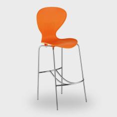 Banqueta Alta com Encosto Flash Prima Design