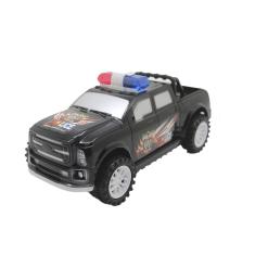 Brinquedo Camioneta Carrinho De Policia Fricção Preto
