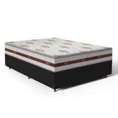 Cama Box Viúva + Colchão De Molas Ensacadas - Anjos - Classic Mola Ens