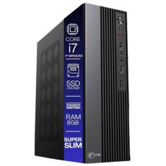 Computador Tob Slim Compacto 4ª Geração Intel Core I7 Ssd 240gb Memória 8gb Windows 10 Trial Desktop Pc Cpu