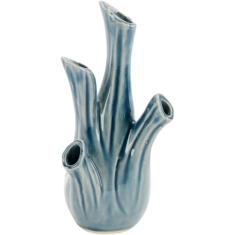 VASO CERÂMICA AZUL HOME&CO ANSE 20X9X9CM