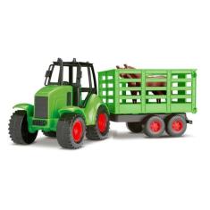 Trator C/ Carreta - Agromak Haras C/ 2 Cavalos - Silmar, Verde