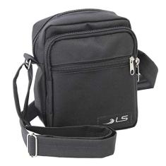 BOLSA SHOULDER BAG PRETA LS BOLSAS SB5016