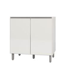 Balcão Para Cooktop Evidence 2 Portas Sem Tampo Poliman Móveis