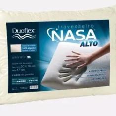 Travesseiro Nasa Alto 17cm Altura Viscoelastico Duoflex