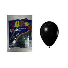 500 Bexiga Balão Liso Festa Pequeno N° 6,5 - Preto (10pct)