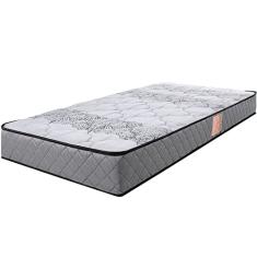 Colchão Solteiro Firme Espuma D33 Antialérgico Certificado 78x188x17cm - Bf colchões