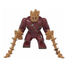 Boneco Big Blocos De Montar Groot Lord Guardiões Da Galáxia