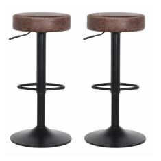 Kit 2 Banquetas Viena Alta Para Bar Balcão Bancada Pub Bistrô Cozinha 