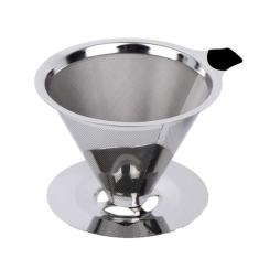 Coador Filtro 12,5 X 9Cm Permanente Inox Reutilizável - Clink, Cinza