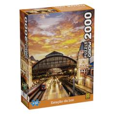 Quebra-cabeça 2000 peças Estação da Luz- Grow