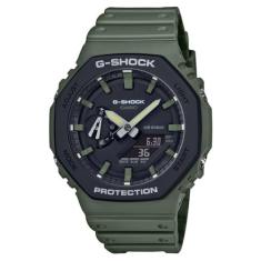 Relógio CASIO G-SHOCK masculino anadigi verde GA-2110SU-3ADR