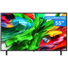 Smart TV 55" LG 4K QNED MiniLED 55QNED85ASG WebOS 25 Processador α8 AI Alexa 4 HDMI
