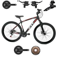 Bicicleta Aro 29 Gti Roma Bike 21v Index Alumínio Freio a Disco Suspensão Componentes Shimano-Unissex