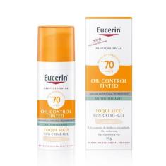 Protetor Solar Facial Eucerin Sun Oil Control Tinted FPS 70 Cor Clara 