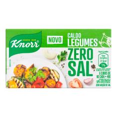 Caldo Knorr 10 Caixas Com 6 Cubos Legumes Zero Sal 48g