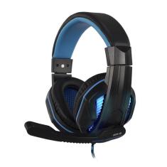 Headset Gamer Hoopson P2 Usb Led Azul