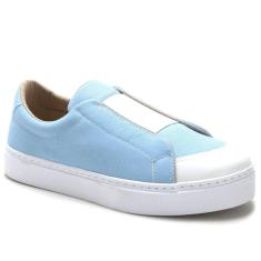 Tênis Calce Fácil Sola Borracha Costurada Four Season Com Elástico