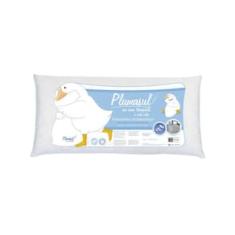 Travesseiro Plumasul Agarradinho 85% Penas e 15% Plumas de Ganso Percal 233 Fios 50 x 90 cm - Branco