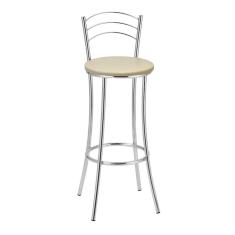 Banqueta Alta Cromada Bc26/a A101 Treparoni