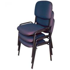 03 Cadeiras Para Auditórios Linha Hotel Auditório Azul