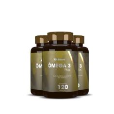 3x omega 3 plus epa+dha 120caps tr store, ômega 3