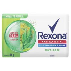 Sabonete em Barra Rexona Antibacterial Erva-Doce 84g