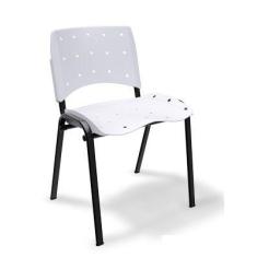 Cadeira Secretaria Ergoplax Fixa - Maiart, Branco