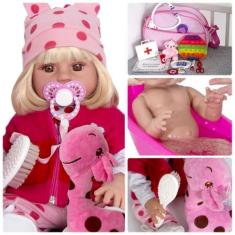 Boneca Baby Adora Reborn Realista Exoval Completo - Cegonha Reborn Dol