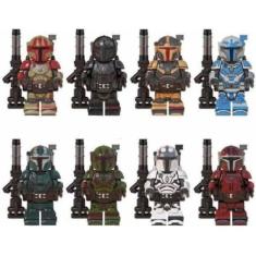 Boneco Blocos Montar Mandalorian Artilharia Pesada Star Wars