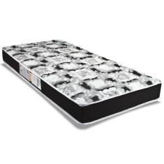 Colchão Solteiro Espuma D33 Supreme Prtó Saúde Black (88x188x17) Luckspuma