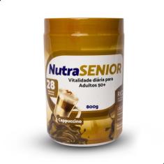Nutra Senior Adulto 50+ 28 vitaminas e minerais Pote 800g, Cappuccino