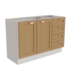 Balcão para Pia 120cm sem Tampo Arizona CabeCasa MadeiraOriginals - Ca