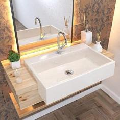 Kit Cuba Xrt55 Válvula 1 Polegadas e Sifão Flexível Pvc Compace Bege