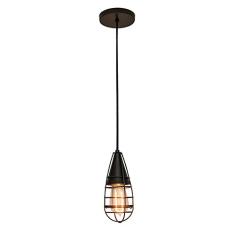 Pendente (Ø95 mm) 1 x E27, Volare, 50215, Marrom Corten