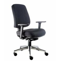Cadeira Diretor Com Base Cromada Linha New Confort Preto - Design Offi
