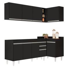 Armário de Cozinha Modulado de Canto Esquerdo 4 Peças CP49 Balcão sem 