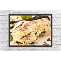 Quadro Decorativo Sorveterias Sorvete Gourmet Restaurantes Decorações 